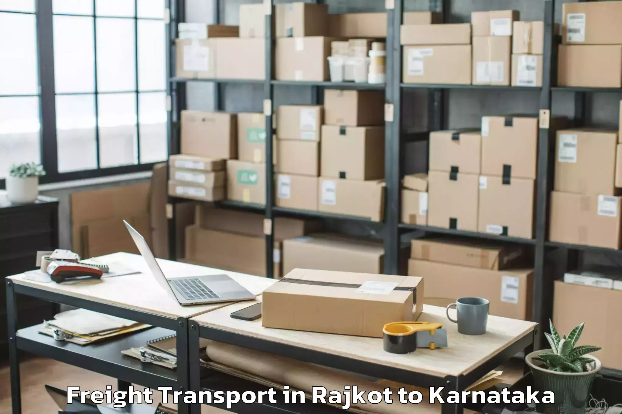 Professional Rajkot to City Centre Mall Shimoga Freight Transport